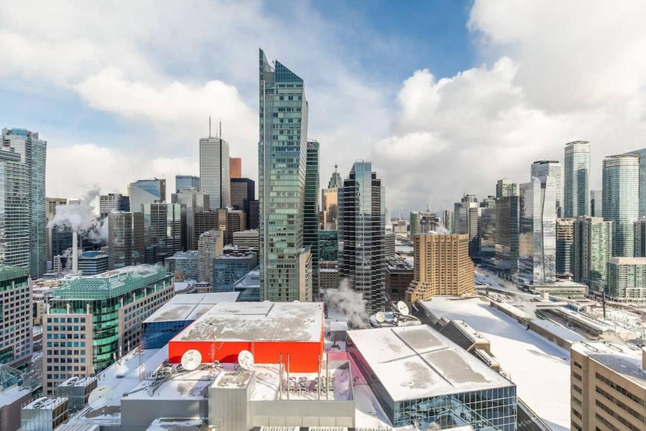 Stunning Views Of Downtown - Luxury High Rise With King Bed! Villa Toronto Dış mekan fotoğraf