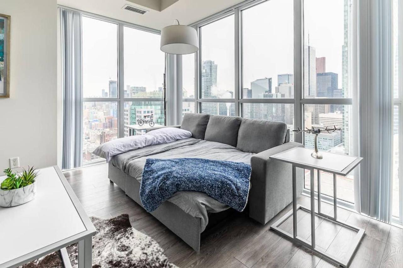 Stunning Views Of Downtown - Luxury High Rise With King Bed! Villa Toronto Dış mekan fotoğraf